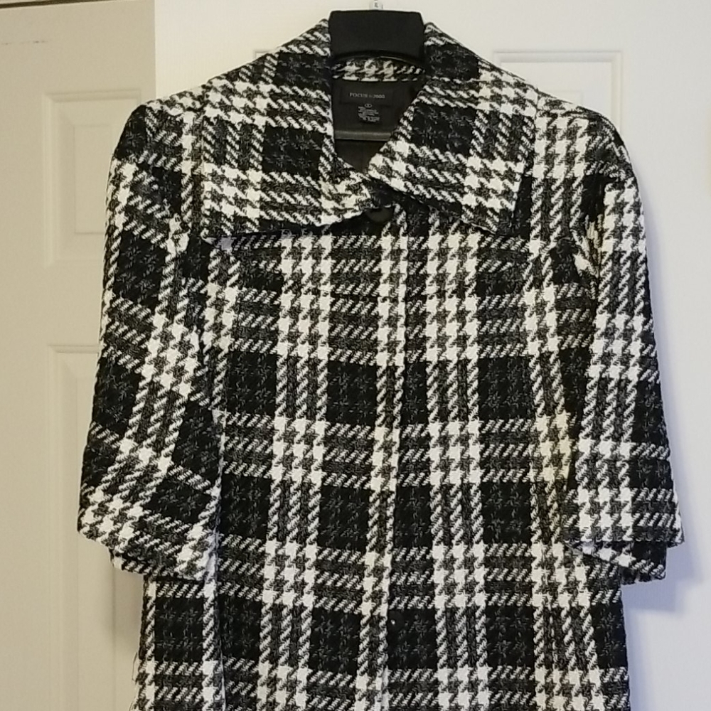 Black and white Jacket